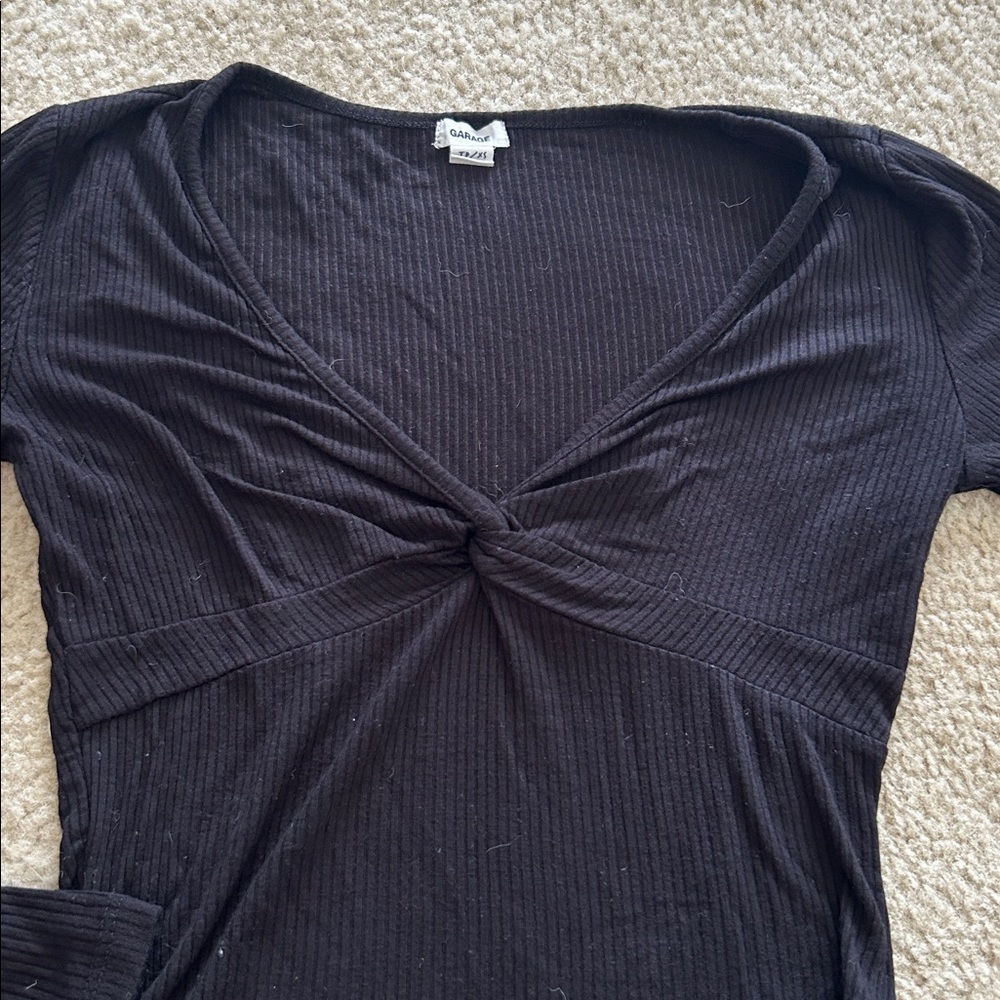 V neck garage longsleeve - Picture 3 of 4